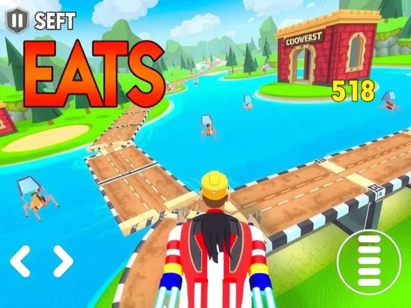 Parcel Racer Supreme Gameplay Screenshot